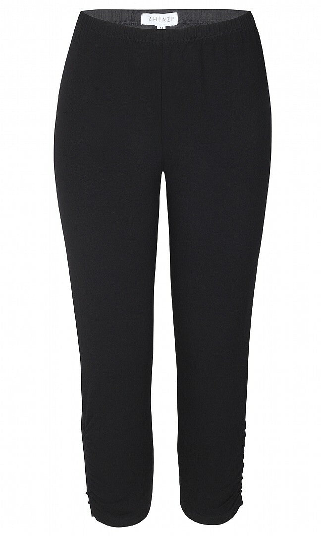 Bomulds-leggins i caprilængde fra Zhenzi-Pluspige