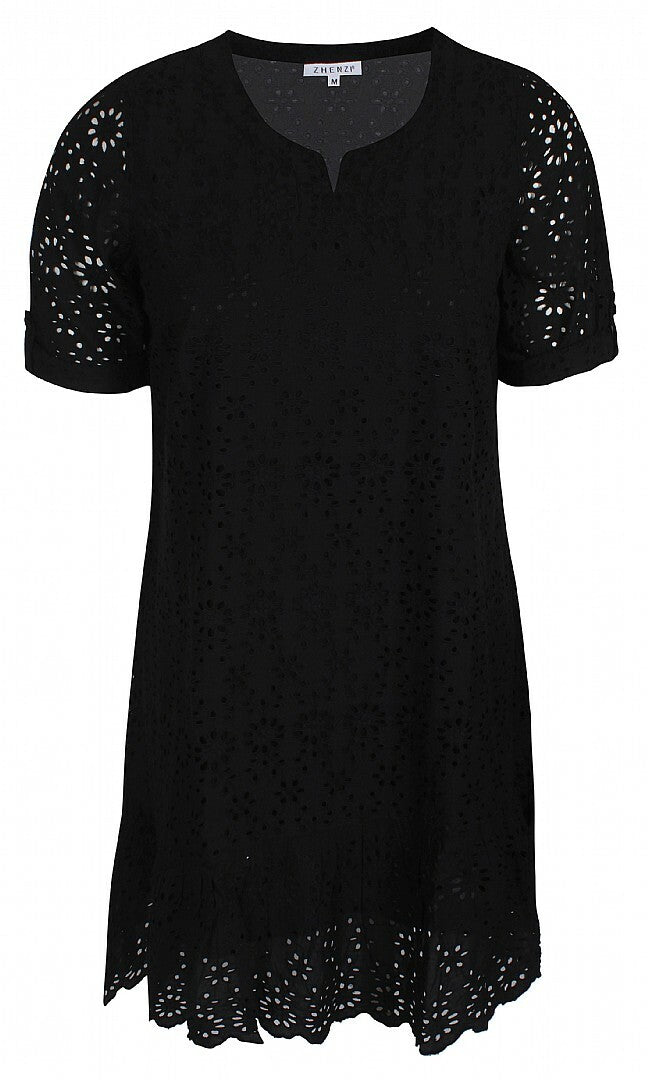 Smuk sommerkjole med blonder fra Zhenzi-Pluspige