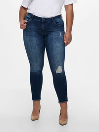 CarWilly Reg Skinny Ank Jeans-Pluspige