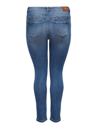 Højtaljet jeans fra Carmakoma-Pluspige
