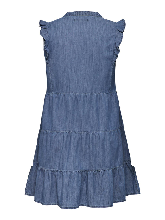 Denimkjole fra Carmakoma-Pluspige