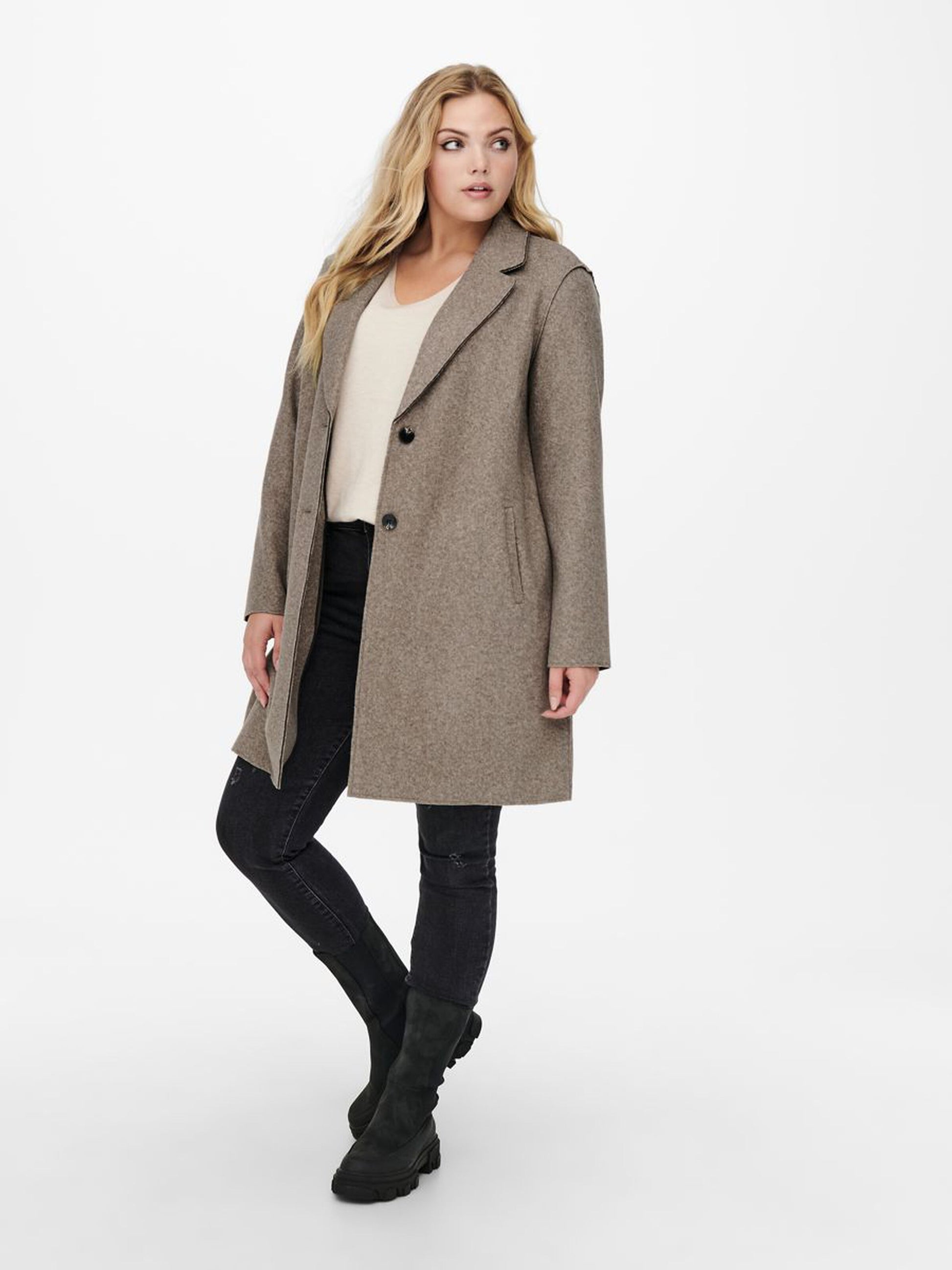 CarCarrie Bonded Coat-Pluspige