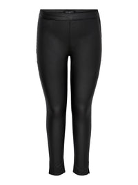 Coated leggins med slids fra Carmakoma-Pluspige