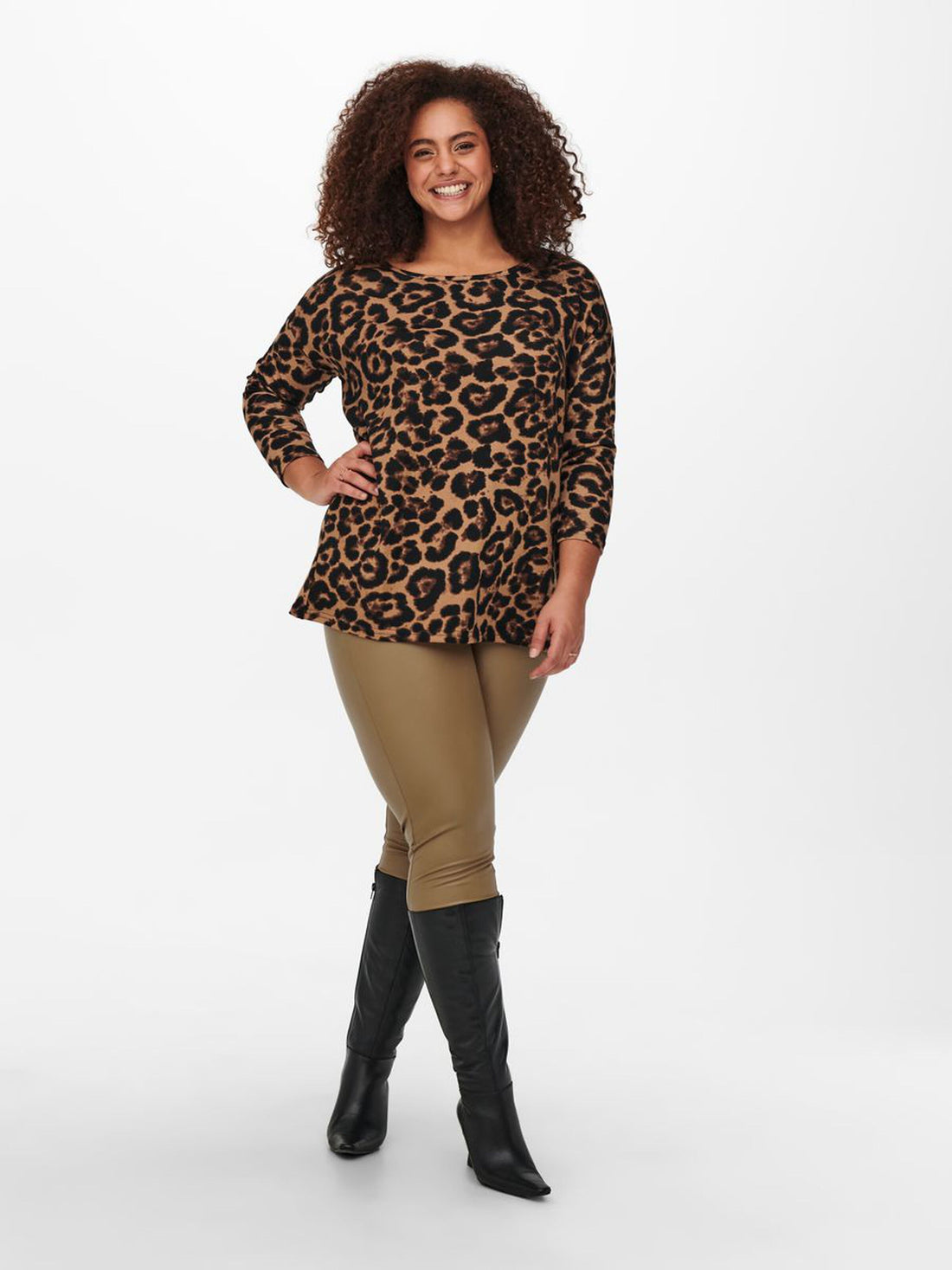 CarHanna Faux Leather Leggings-Pluspige