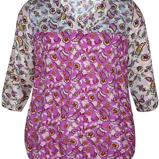 Viscose-bluse i smukke farver fra Zhenzi-Pluspige