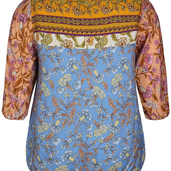 Viscose-bluse i smukke farver fra Zhenzi-Pluspige