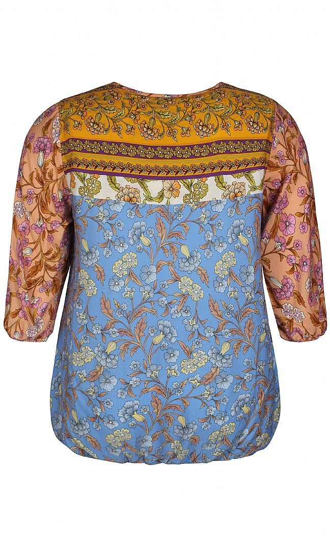 Viscose-bluse i smukke farver fra Zhenzi-Pluspige