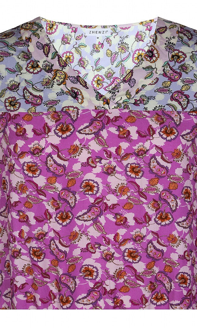 Viscose-bluse i smukke farver fra Zhenzi-Pluspige