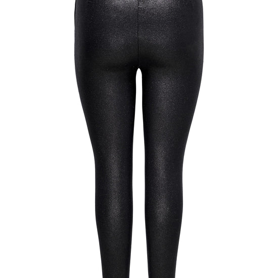 Coatede leggins med glitter fra Carmakoma-Pluspige