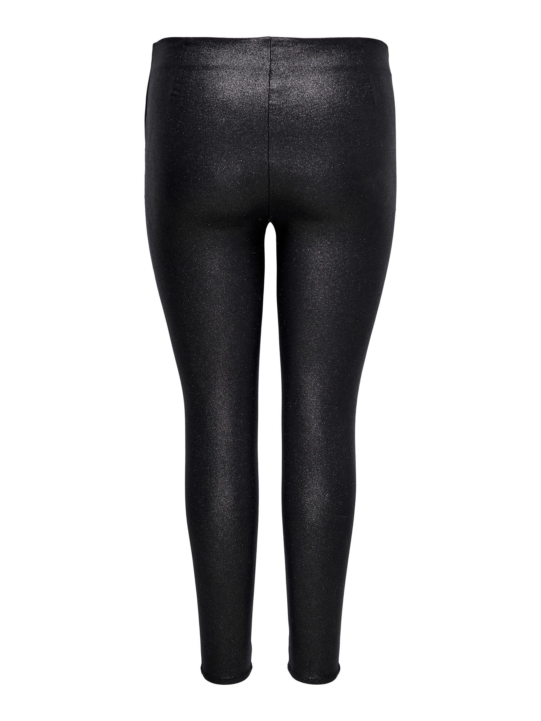 Coatede leggins med glitter fra Carmakoma-Pluspige