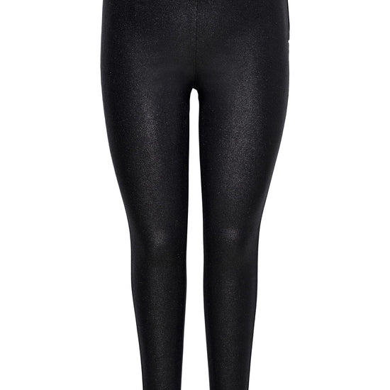 Coatede leggins med glitter fra Carmakoma-Pluspige