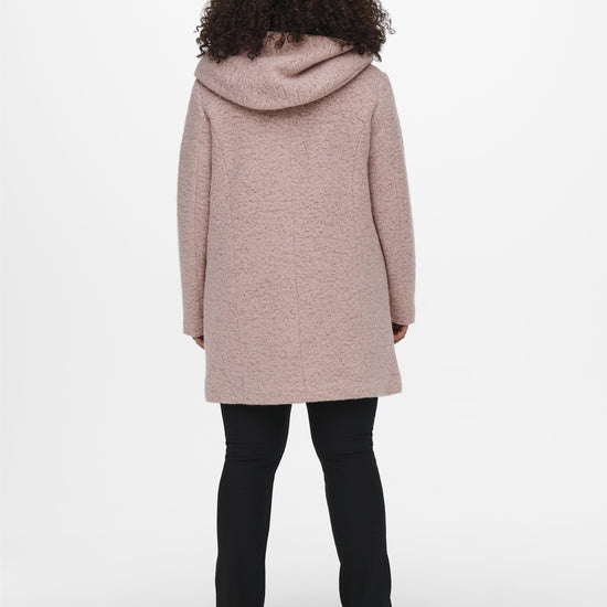 Uldjakke med hætte fra Carmakoma-Pluspige