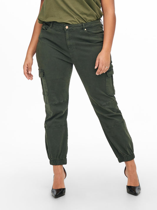 CarMiss Ank Cargo Pants-Pluspige