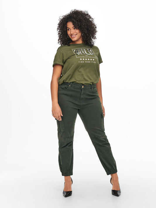 CarMiss Ank Cargo Pants-Pluspige