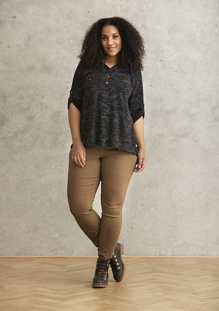 Hoodie bluse fra Zhenzi-Pluspige