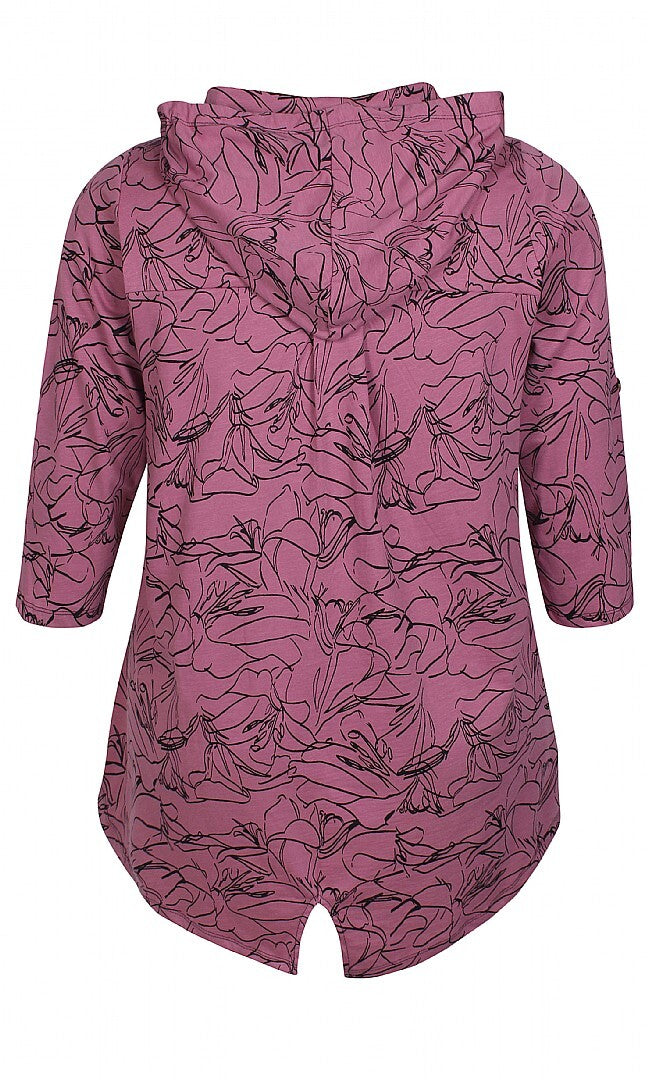 Hoodie bluse fra Zhenzi-Pluspige
