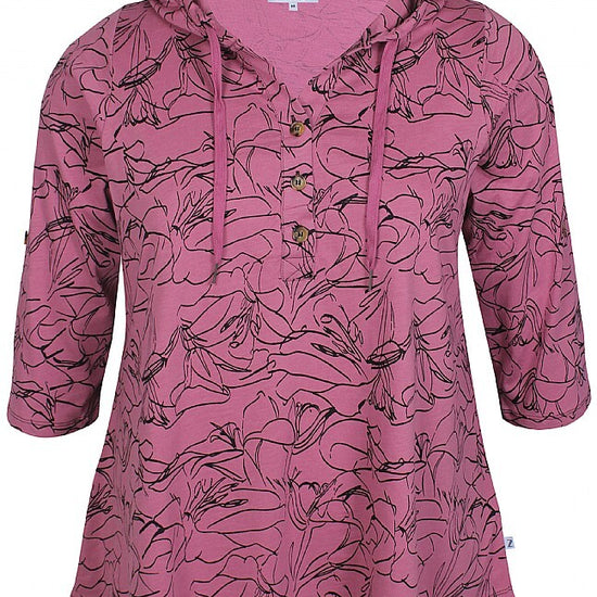 Hoodie bluse fra Zhenzi-Pluspige