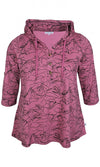 Hoodie bluse fra Zhenzi-Pluspige