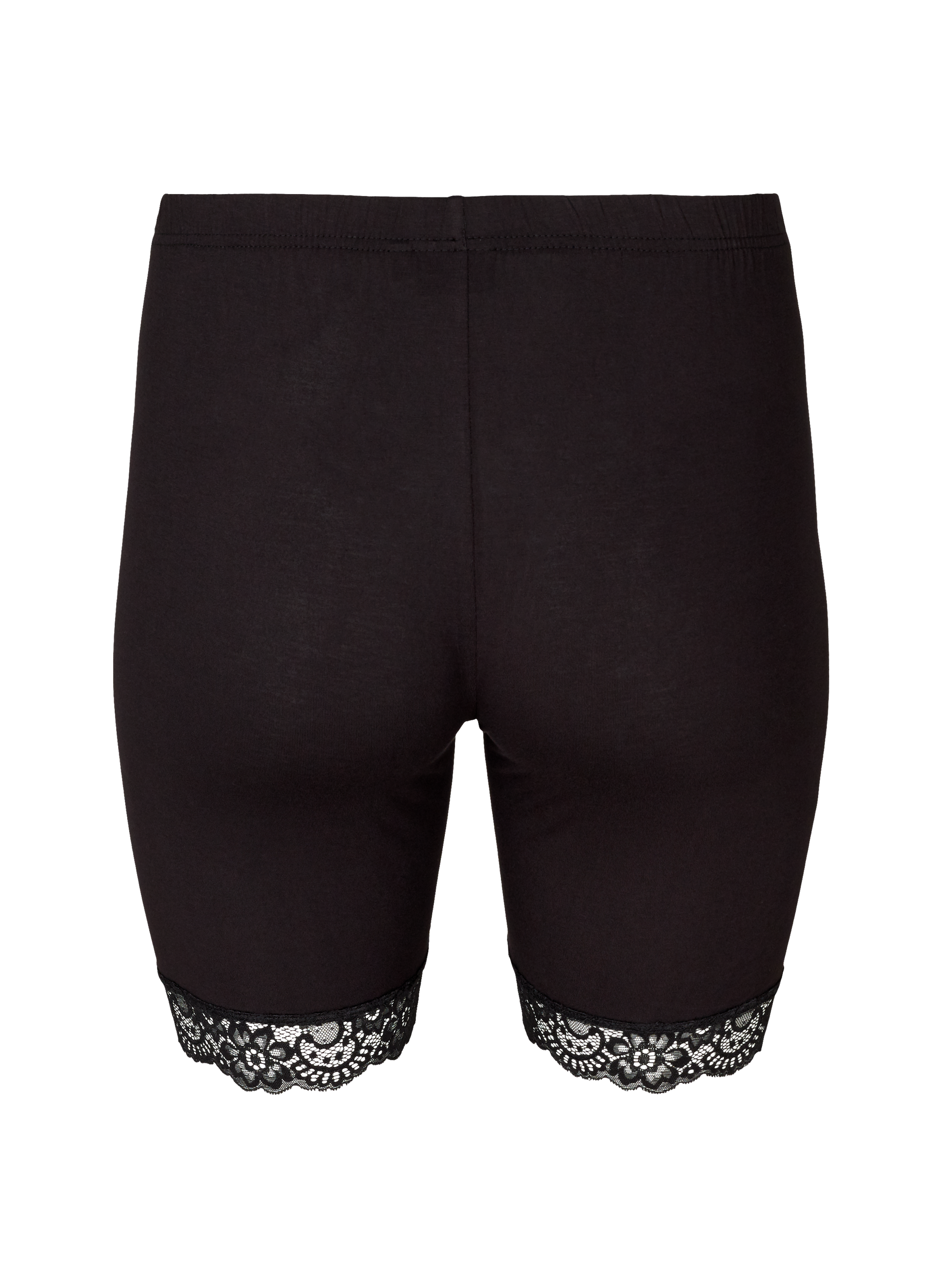 Cykelshorts med blonde fra Zizzi-Pluspige