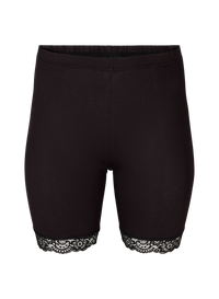 Cykelshorts med blonde fra Zizzi-Pluspige