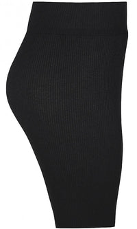 Bløde rib leggings-Pluspige