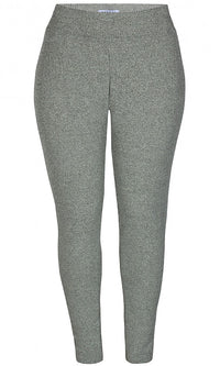 Bløde rib leggings-Pluspige