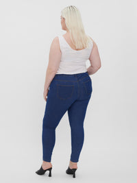 Jeggings med høj talje fra Vero Moda Curve-Pluspige