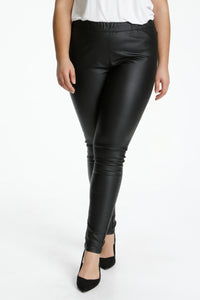 Coatede leggins fra Kaffe Curve-Pluspige