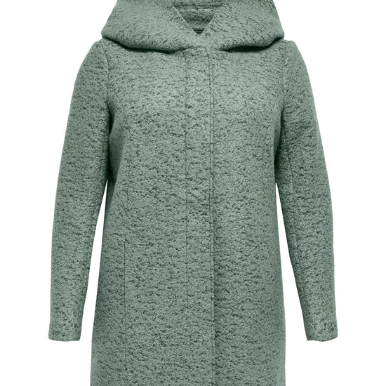 Uldjakke med hætte fra Carmakoma-Pluspige