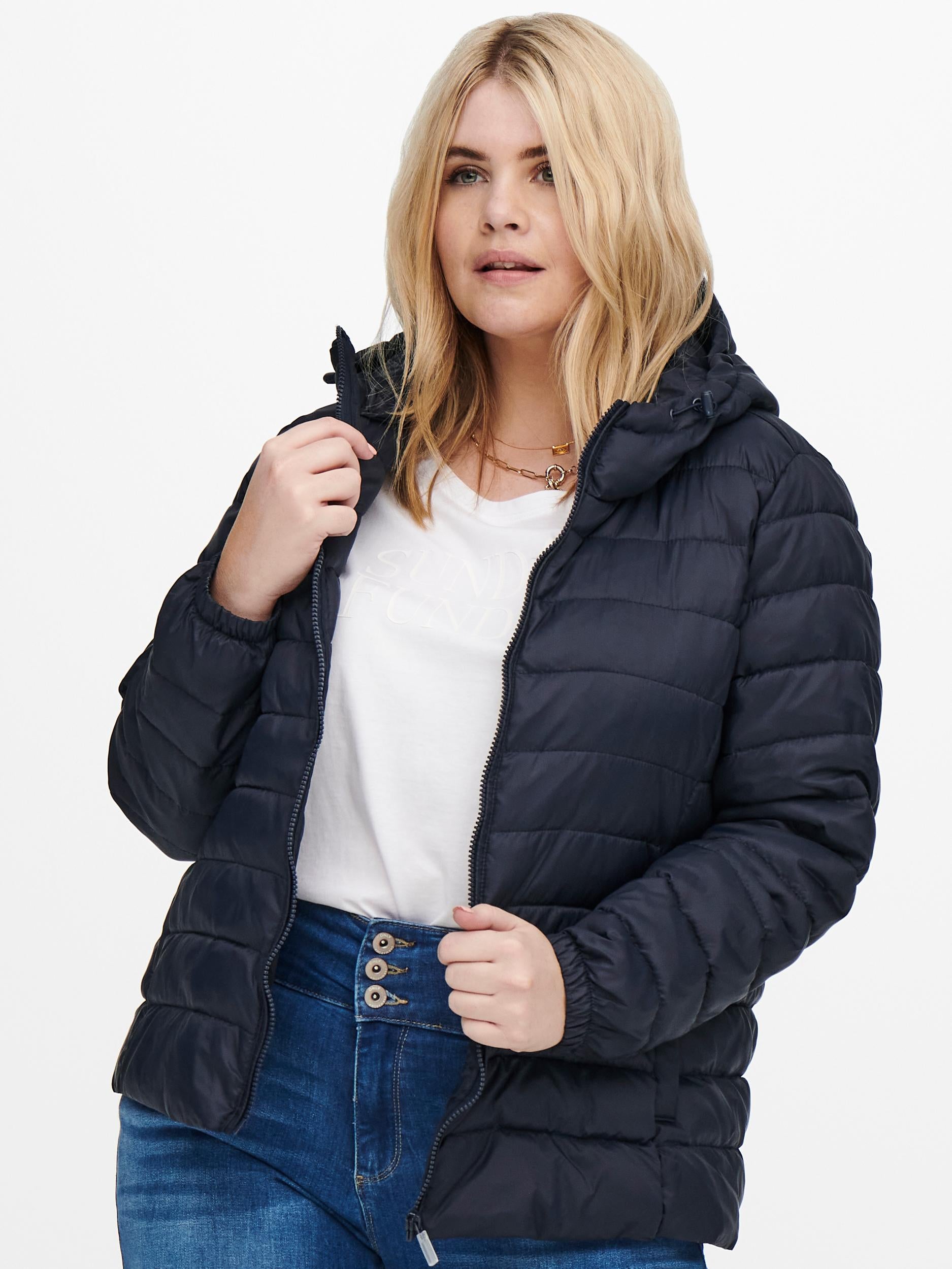 Only Carmakoma Cartahoe Hood Jacket Let Quiltet Damejakke Pluspige Only Carmakoma Cartahoe Hood Jacket Let Quiltet Damejakke Pluspige
