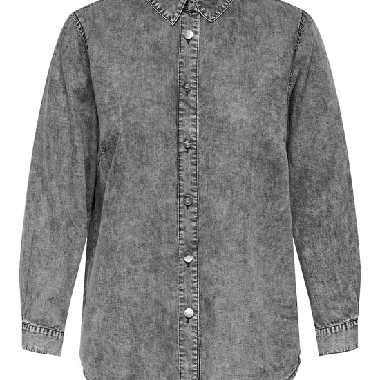 CarLea Black Denim Shirt-Pluspige