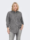 CarLea Black Denim Shirt-Pluspige