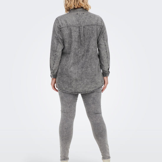 CarLea Black Denim Shirt-Pluspige