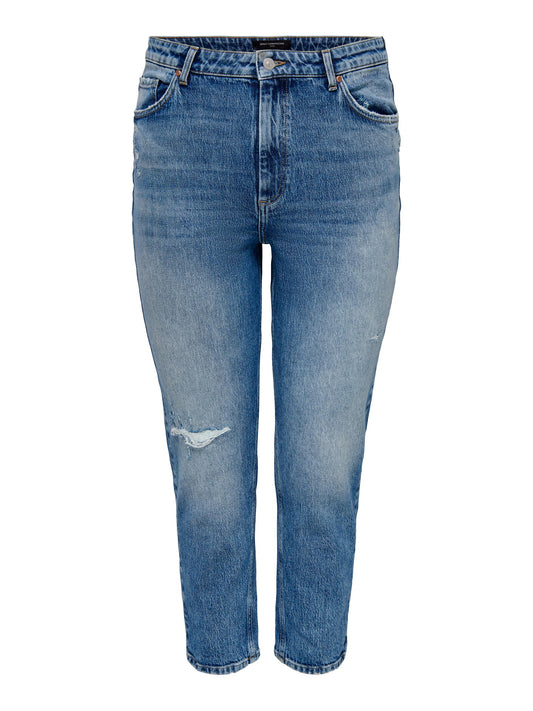 CarEneda HW Mom Jeans-Pluspige