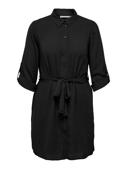 CarFrisa 3/4 Knee Dress-Pluspige