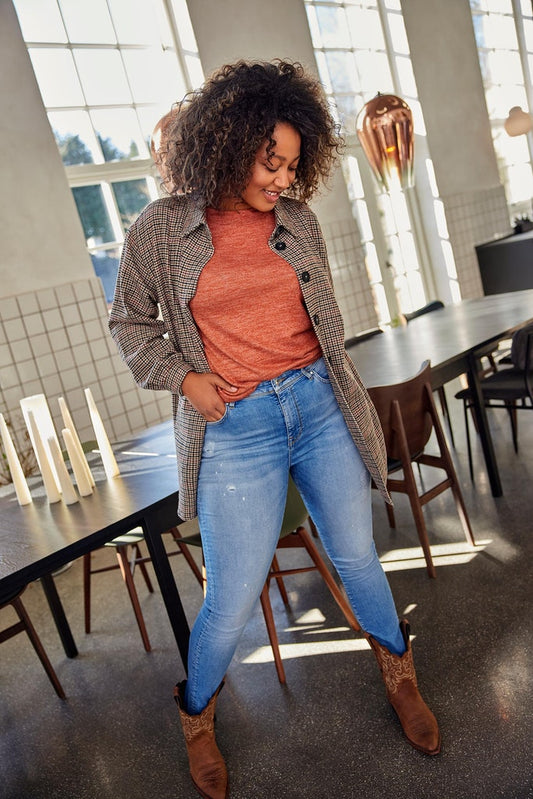 CarMaya Jeans-Pluspige