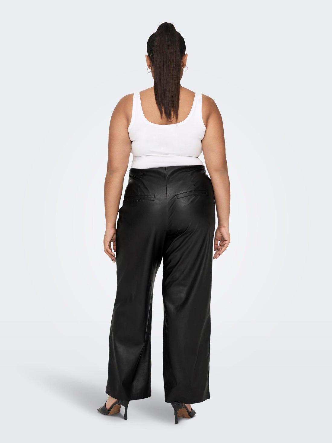 CarBella Faux Leather Pants-Pluspige