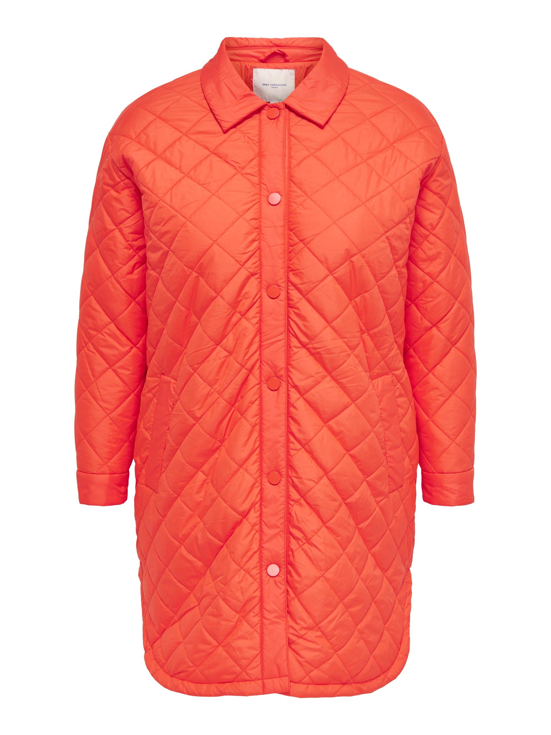 CarNewTannzia Plain Quilt Jacket-Pluspige
