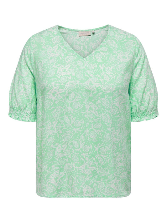 CARMANNIA S/S TOP AOP