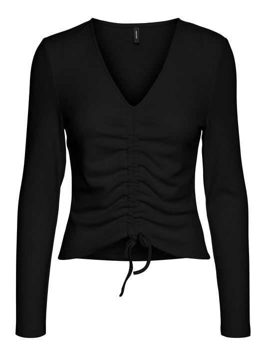 VmAlfie Drewstring Crop Top-Pluspige