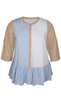 ZhSKY PEPLUM BLOUSE