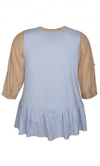 ZhSKY PEPLUM BLOUSE