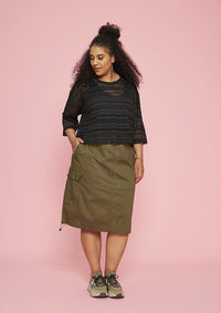 ZhCARGO SKIRT