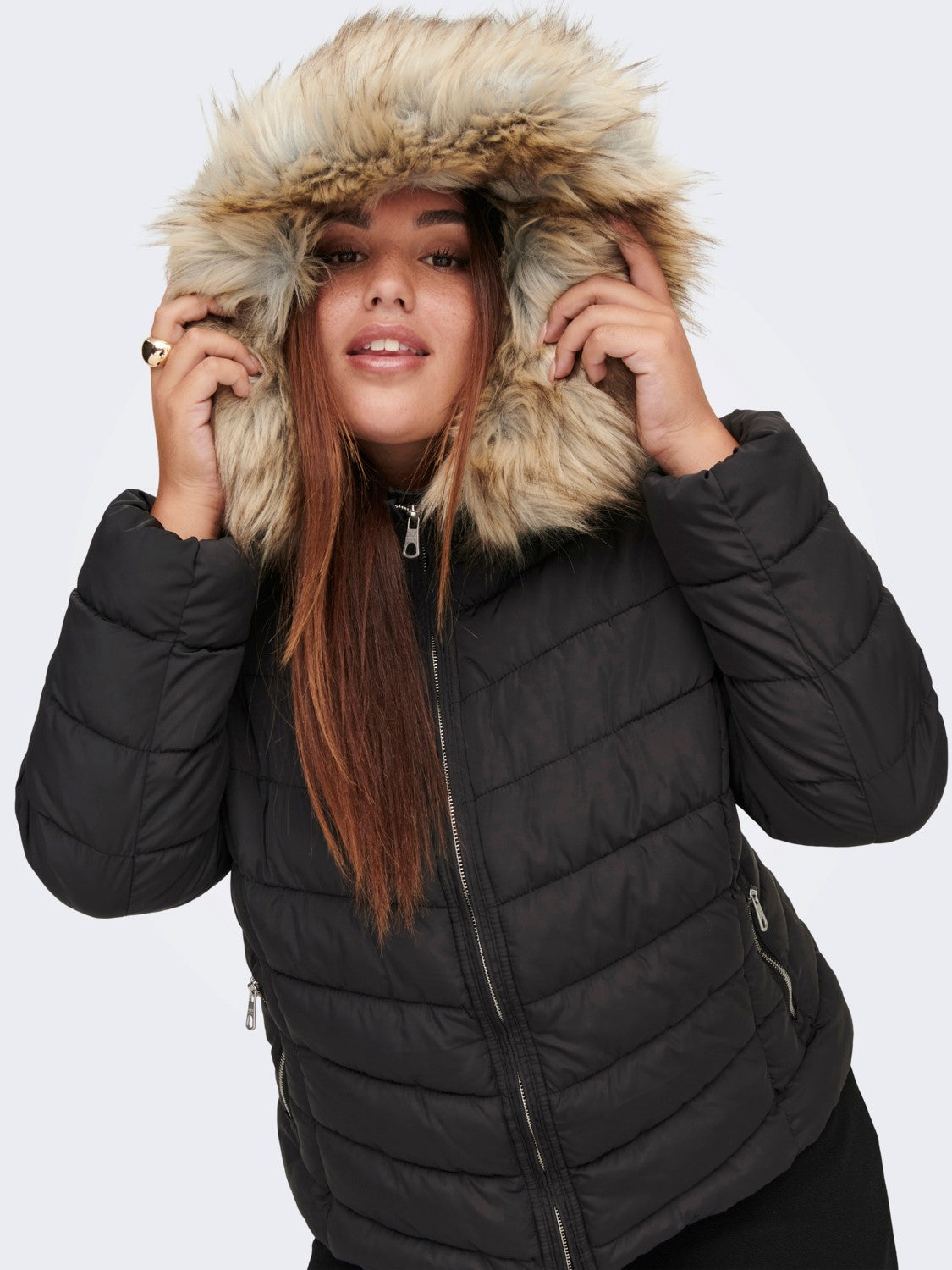 CarNewellan Quilted Hood Jacket-Pluspige