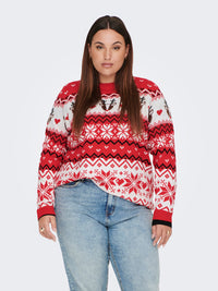 CarXmas Pullover Knit-Pluspige