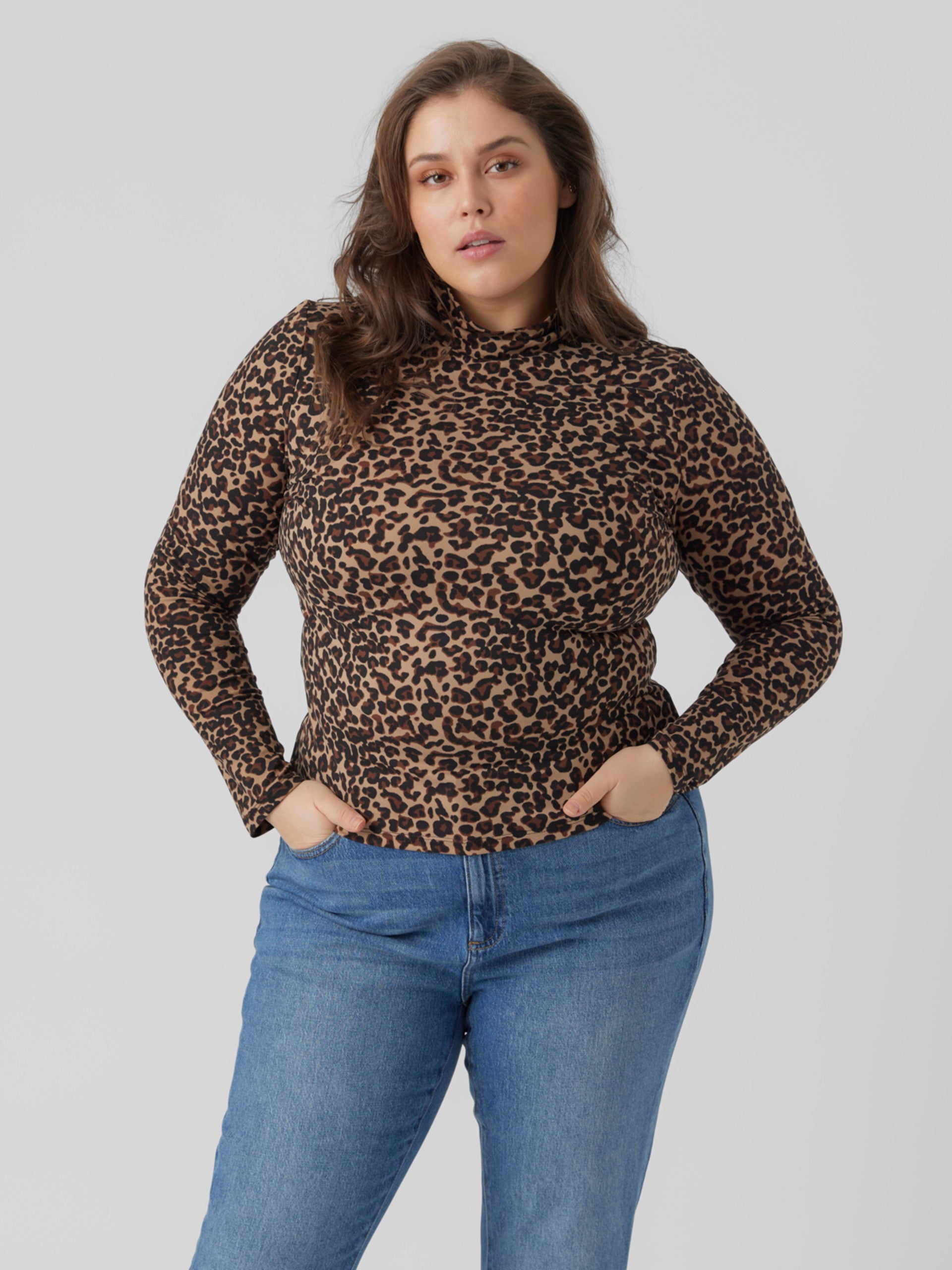 VmIna Highneck Top-Pluspige